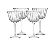 Luigi Bormioli Bach Cocktailglas retro Dia 9,7 x 15,7 cm 26 cl 4 st Klar