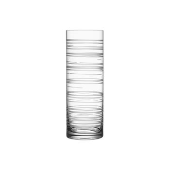 Orrefors Graphic Cylindervas, glas, H:30cm, D:10,6cm