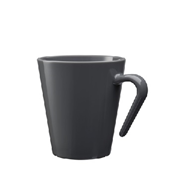 Kaffe Stack, mörk grå 27 cl, 24 St/fp