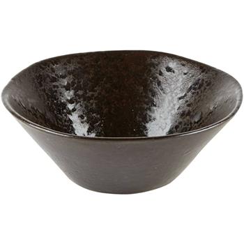 Black ironstone skål, 45cl, 6st/fp