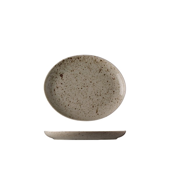 Lifestyle Tallrik Oval, Natural, 20 cm, 6st/fp