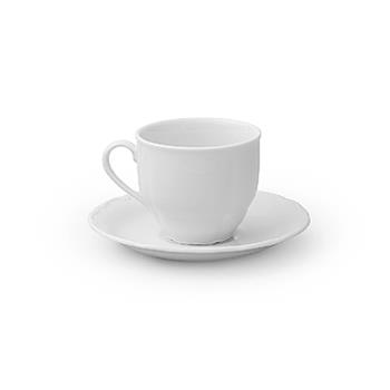 Verona Kaffekopp, 25cl, hög, vit, 6 st/fp