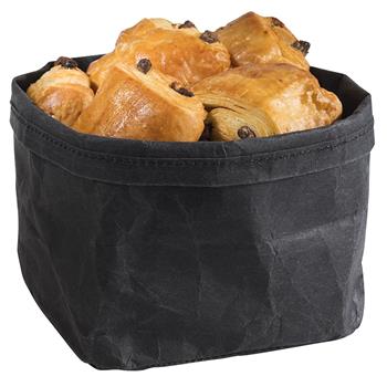 Brödkorg, 12x11,5x11,5 cm, svart