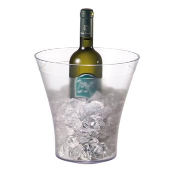 Vin / champagnekylare i plast, stapelbar, D:22/14cm, höjd: 23cm