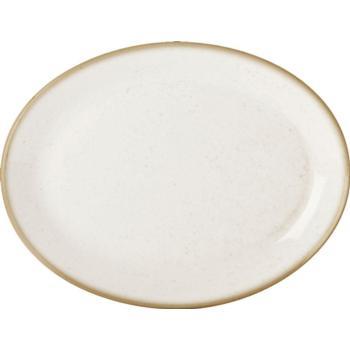 Oatmeal oval tallrik, 30cm, 6 st/fp