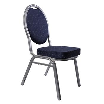 Banquet aluminium stol, blå